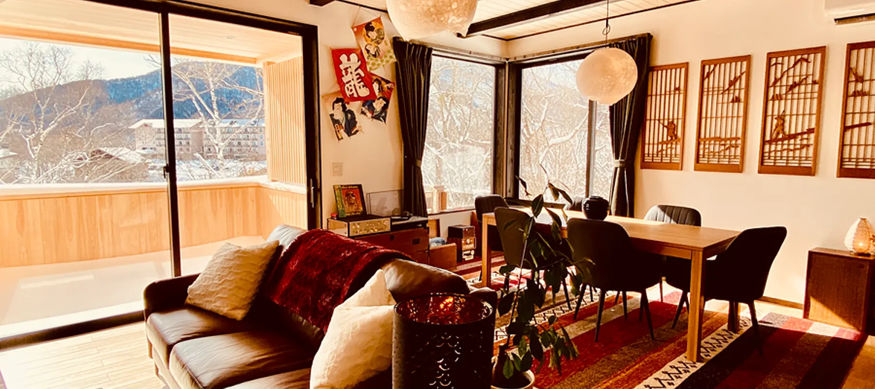 Snowman Tani Lounge And Dining Towards Windows Warm Small